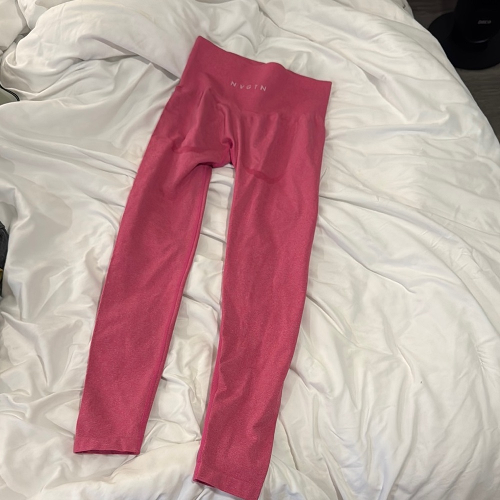 NVGTN Pink High-Waisted Leggings